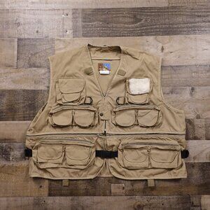 Rio Bravo Outdoors Multi-Pocket Fishing Vest Men's XXL Khaki